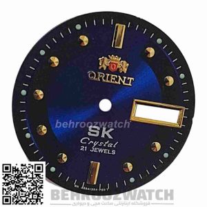 صفحه ساعت اورینت  رنگ  سورمه ای B.ORE.SK-2